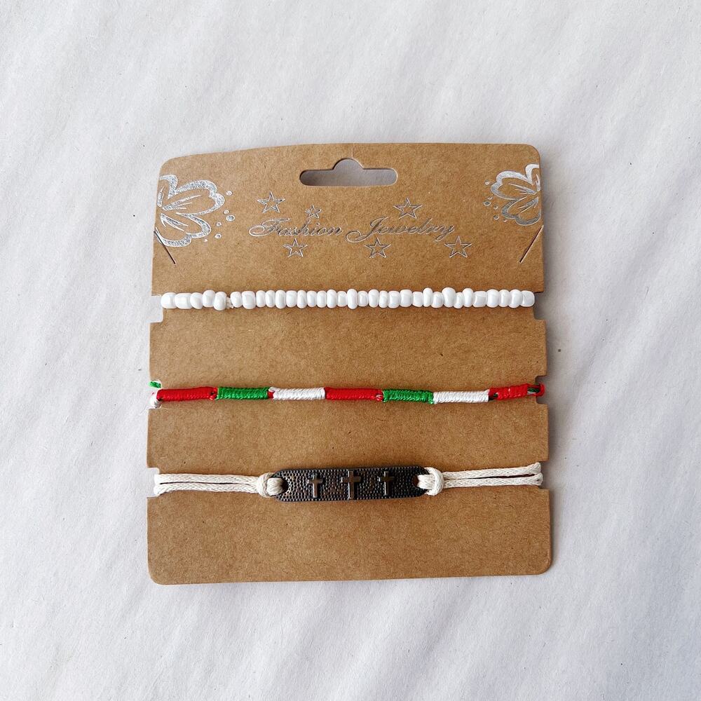 3 String Bracelets Brand New One Size Fits Most